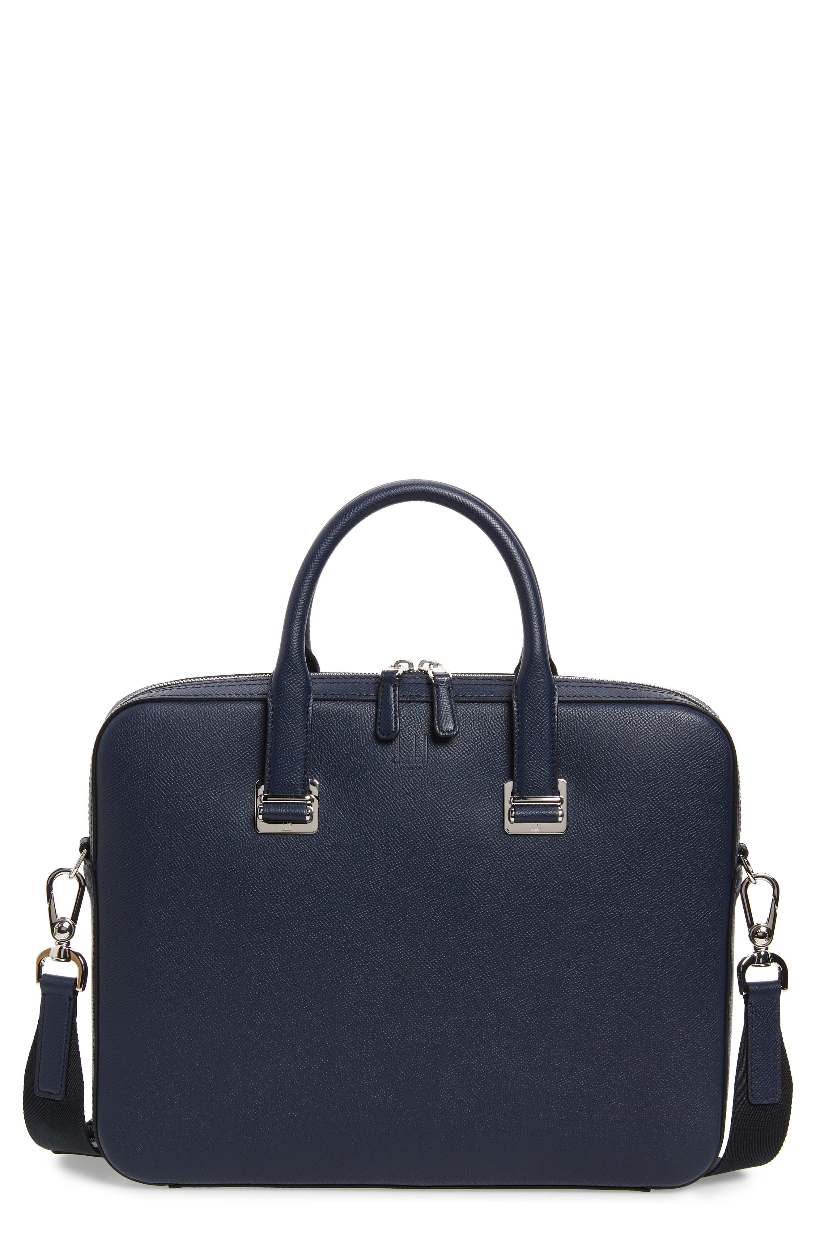 Dunhill Cadogan Leather Single Document Case, Main, color, 