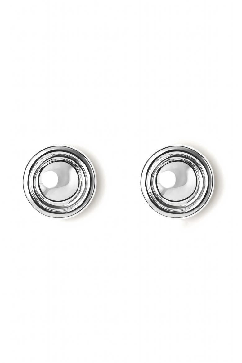 The Eloise Stud Earrings, Main, color, SILVER