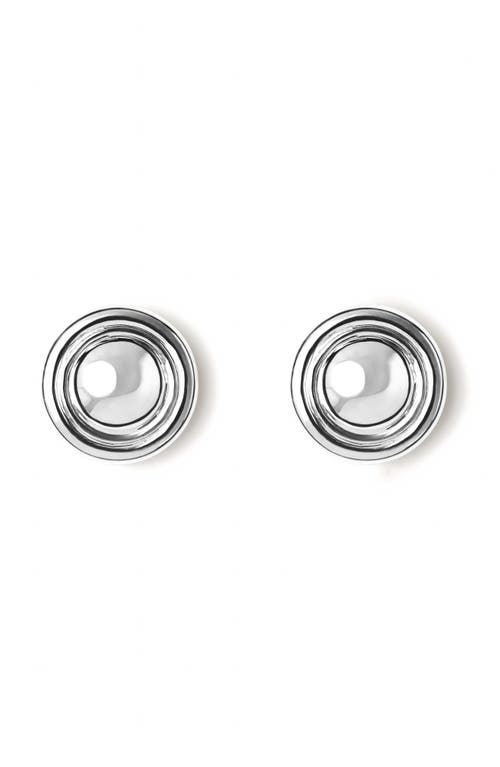 Lie Studio Lié Studio The Franka Stud Earrings In Metallic