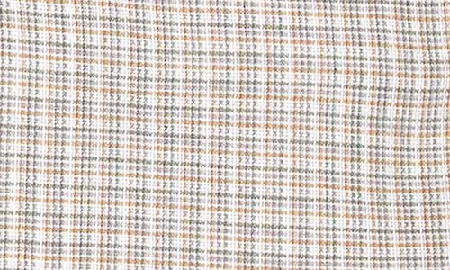 David Donahue Printed Sport Shirt In Neutral