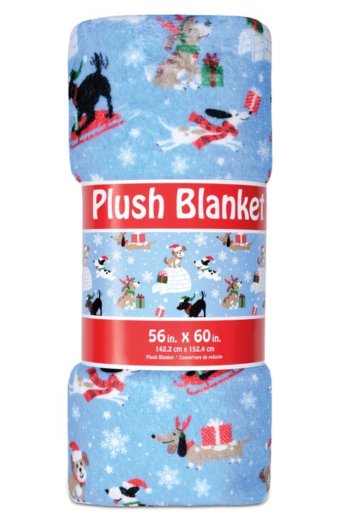 Merry Dog-mas Plush Blanket