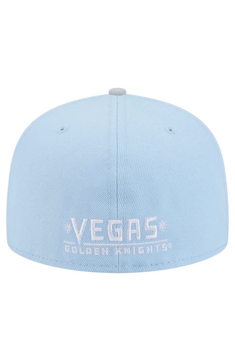 New Era Men's New Era Light Blue/Gray Vegas Golden Knights Color Pack Two-Tone 59FIFTY Fitted Hat, Alternate, color, Light Blue