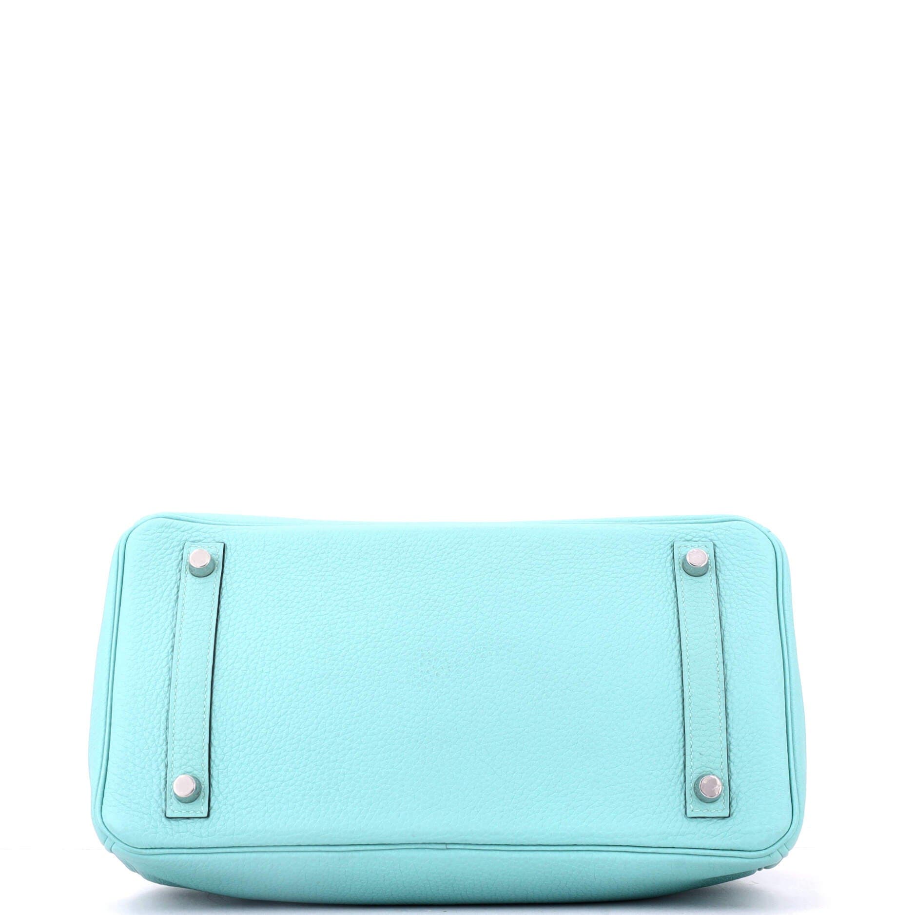 Birkin Handbag Blue Togo with Palladium Hardware 30, Alternate, color, Blue