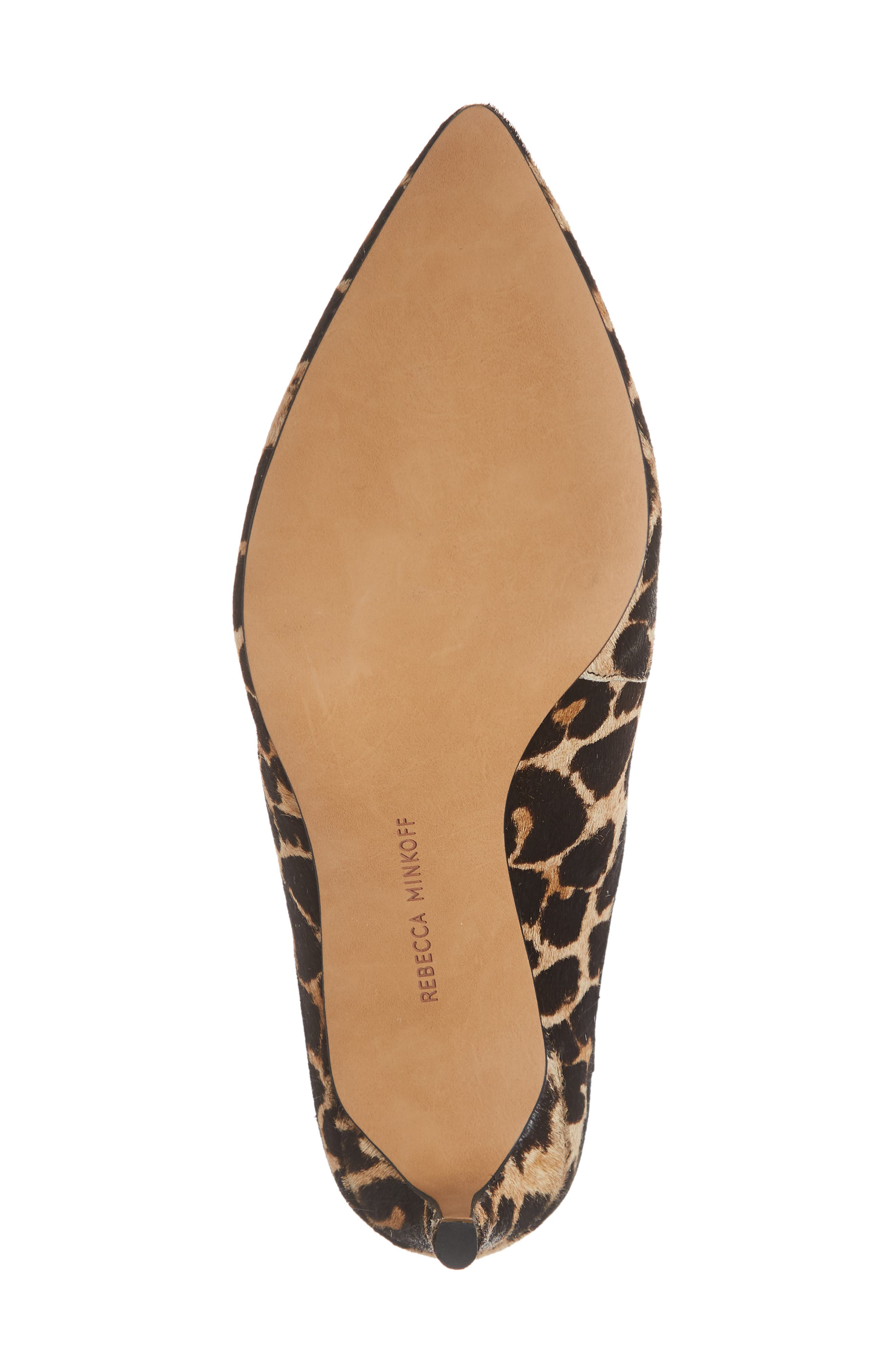 Rebecca Minkoff Gabien Leopard Print Genuine Calf Hair Mule, Alternate, color, 