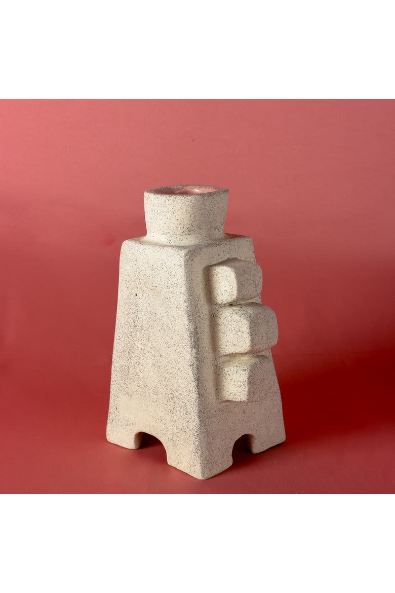 Eyi Vase, Alternate, color, White