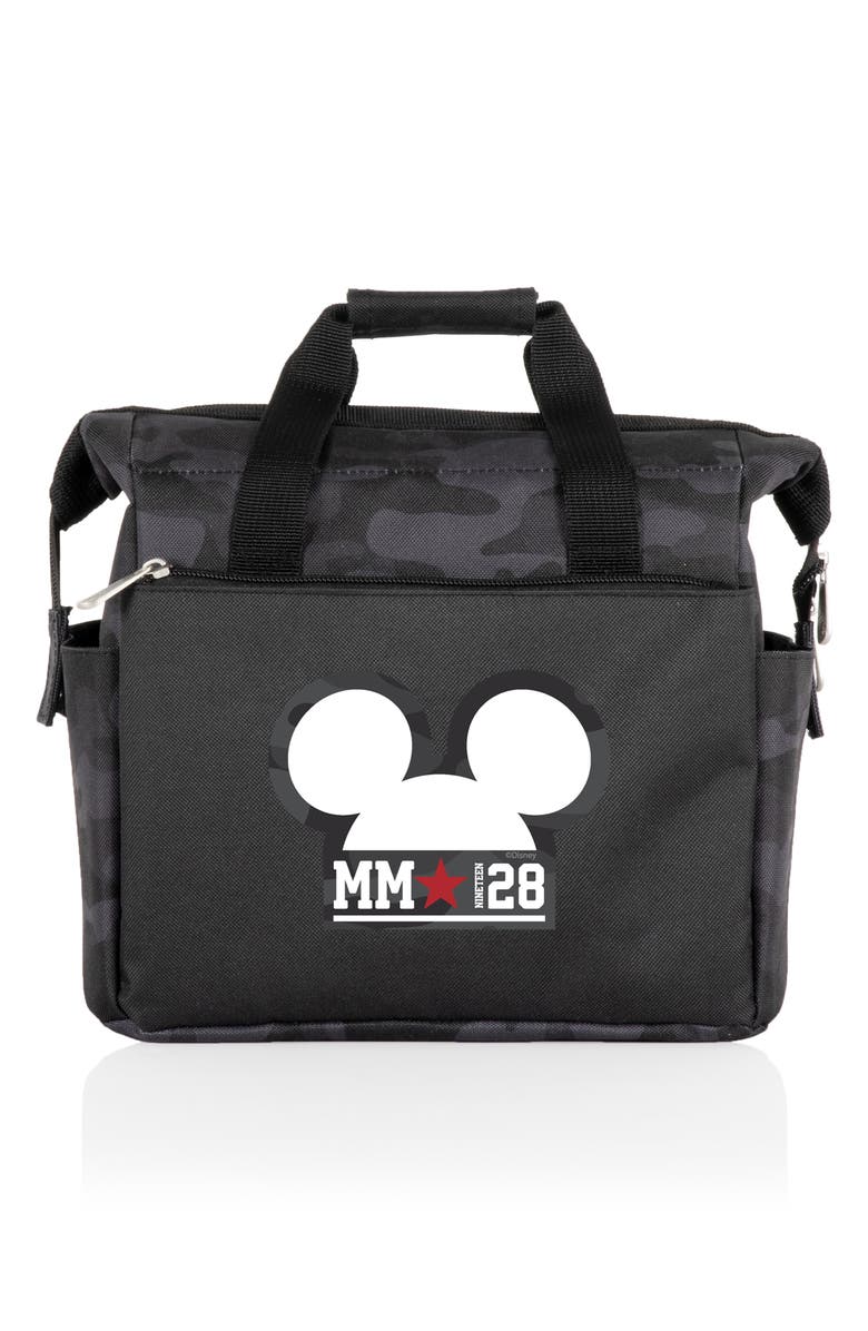 Picnic Time x Disney<sup>®</sup> Mickey Mouse On the Go Cooler Tote Bag, Main, color, Black