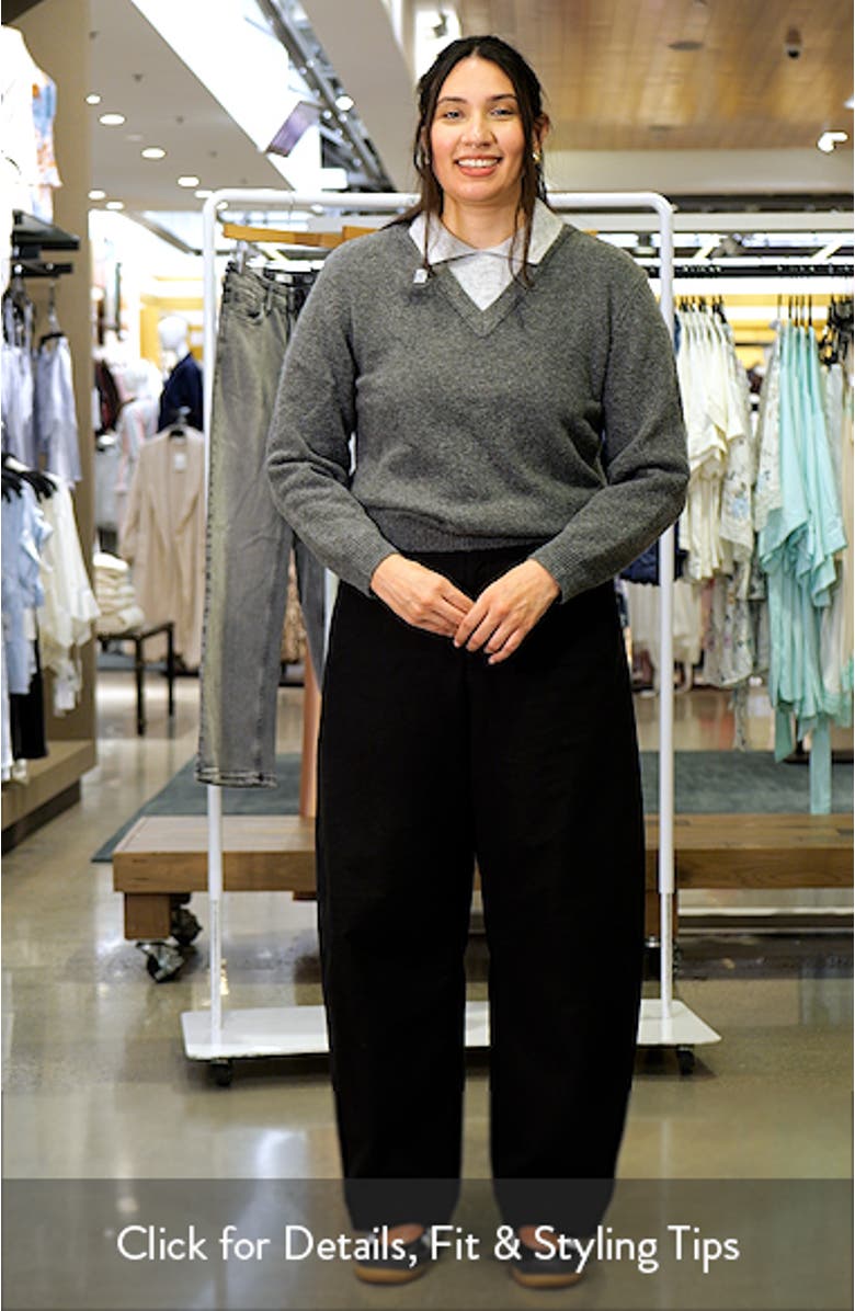 Contrast Collar Sweater, sales video thumbnail