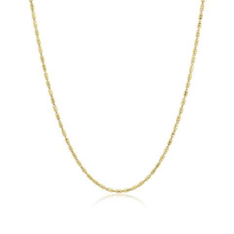 Bullet Bead Chain Necklace