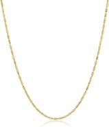 The Lovery Fine Jewelry Bullet Bead Chain Necklace