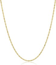 The Lovery Fine Jewelry Bullet Bead Chain Necklace