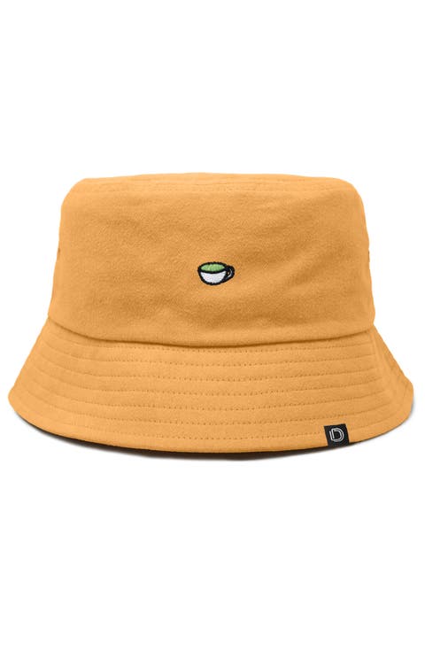 Womens Lil Matcha Cotton Bucket Hat