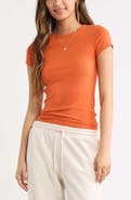 BP. Stretch Cotton Blend Baby Tee
