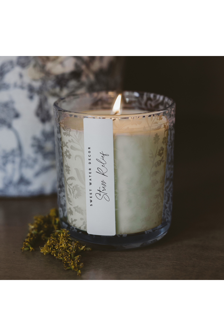 Spring and Summer 12 oz Candle, Alternate, color, Stress Relief