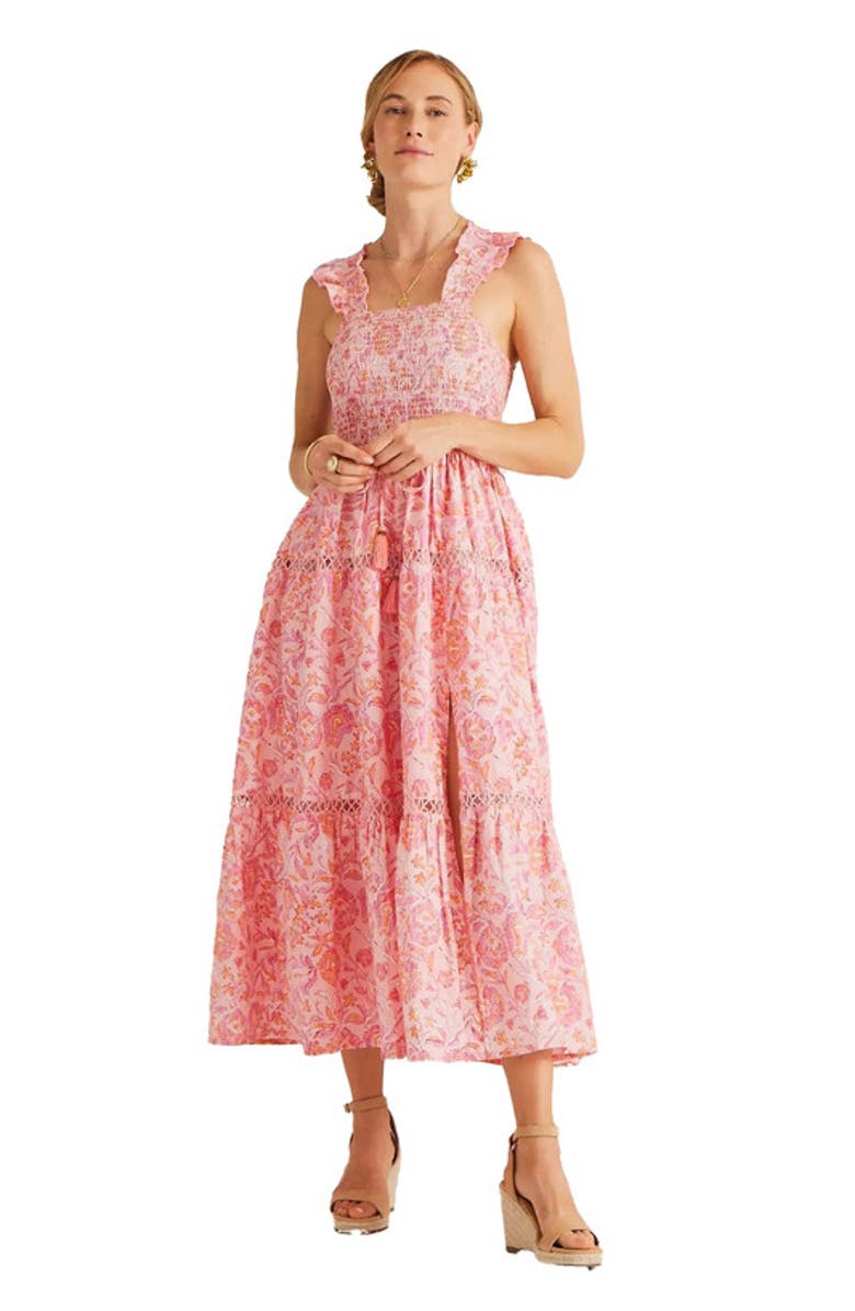 Calypso St. Barth Daria Dress, Main, color, Pink
