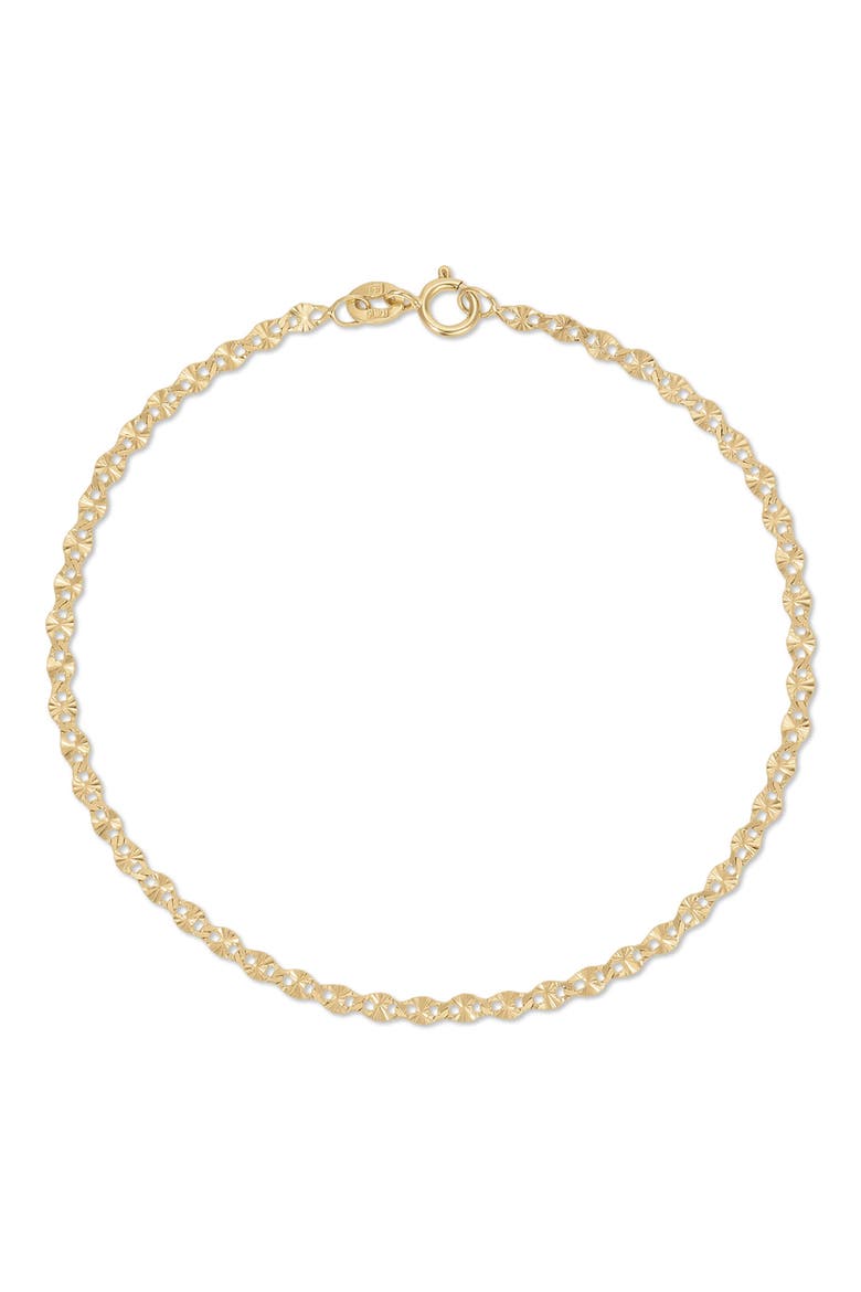 Daisy 14K Gold Chain Bracelet, Main, color, 14K YELLOW GOLD