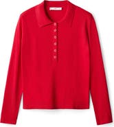 MANGO Long Sleeve Polo Sweater