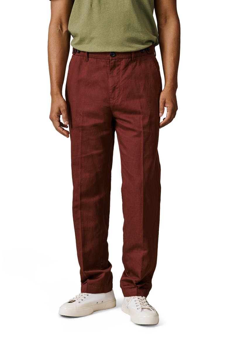 Pasmore Slim Leg Suit Trouser, Main, color, Brown