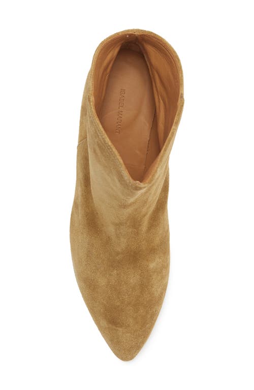 Isabel Marant Dripi Kitten Heel Bootie In Brown