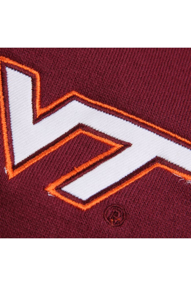Women's Stadium Athletic Maroon Virginia Tech Hokies Arched Name Full-Zip Hoodie, Alternate, color, Maroon
