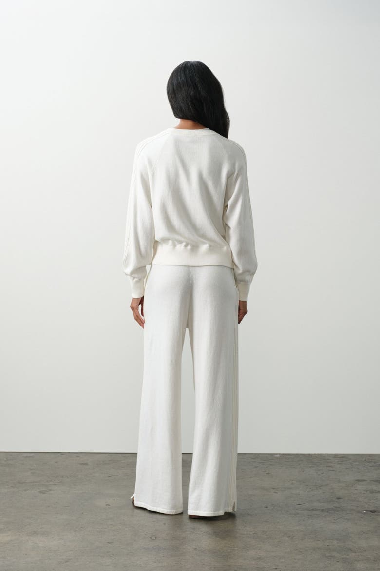 Katie Cotton Cashmere Crewneck, Alternate, color, ECRU
