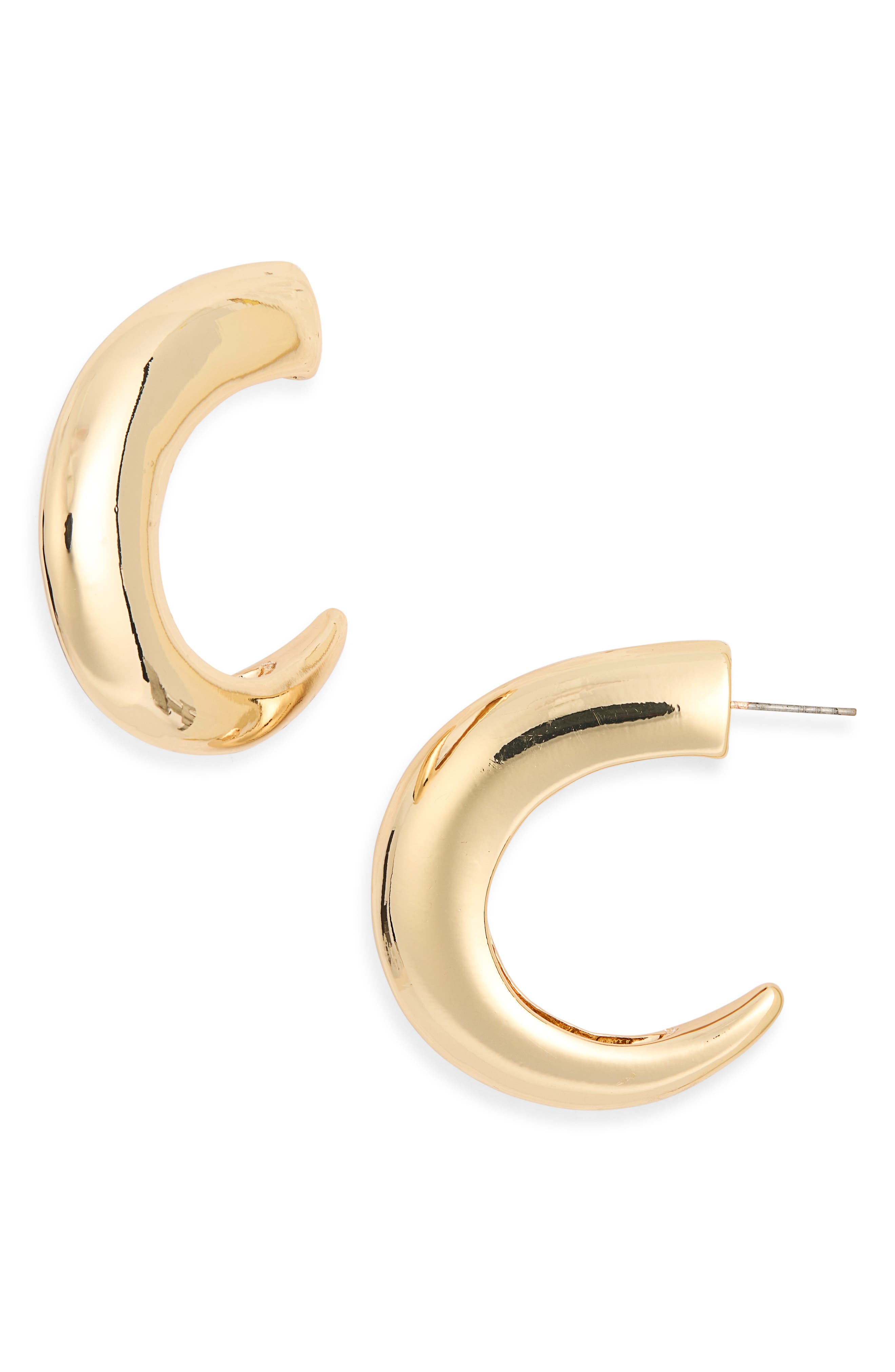 Puffy Hoop Earrings