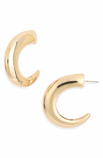 Puffy Hoop Earrings