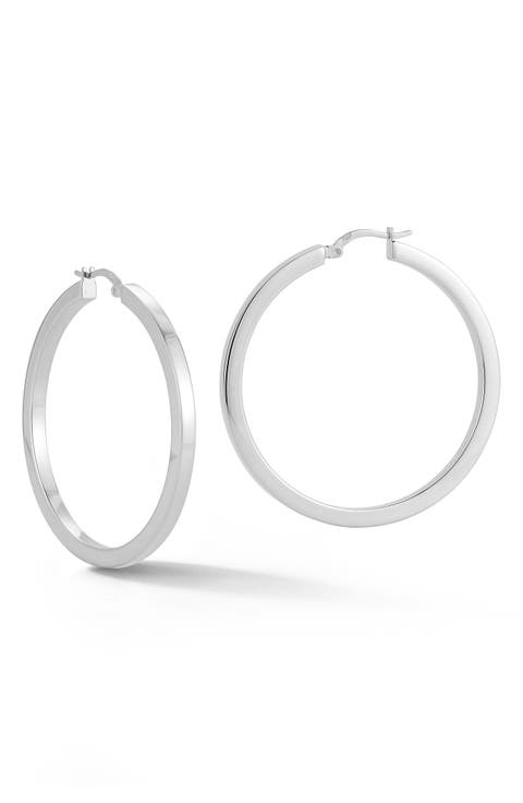 Tube Hoop Earrings