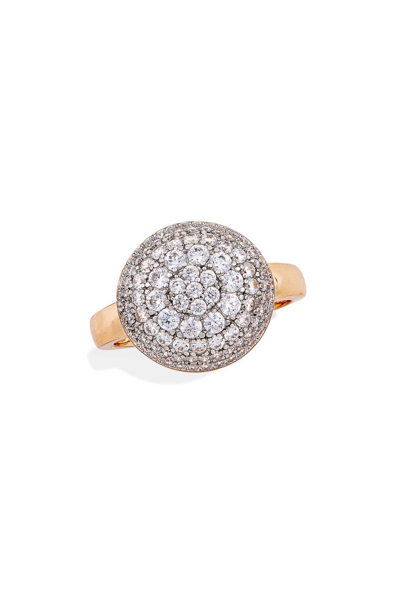 Pavé Bold Statement Ring, Main, color, YELLOW