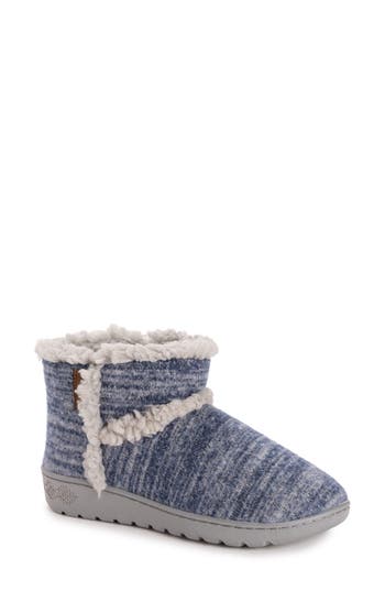 Muk Luks Aubree Faux Shearling Bootie Slipper