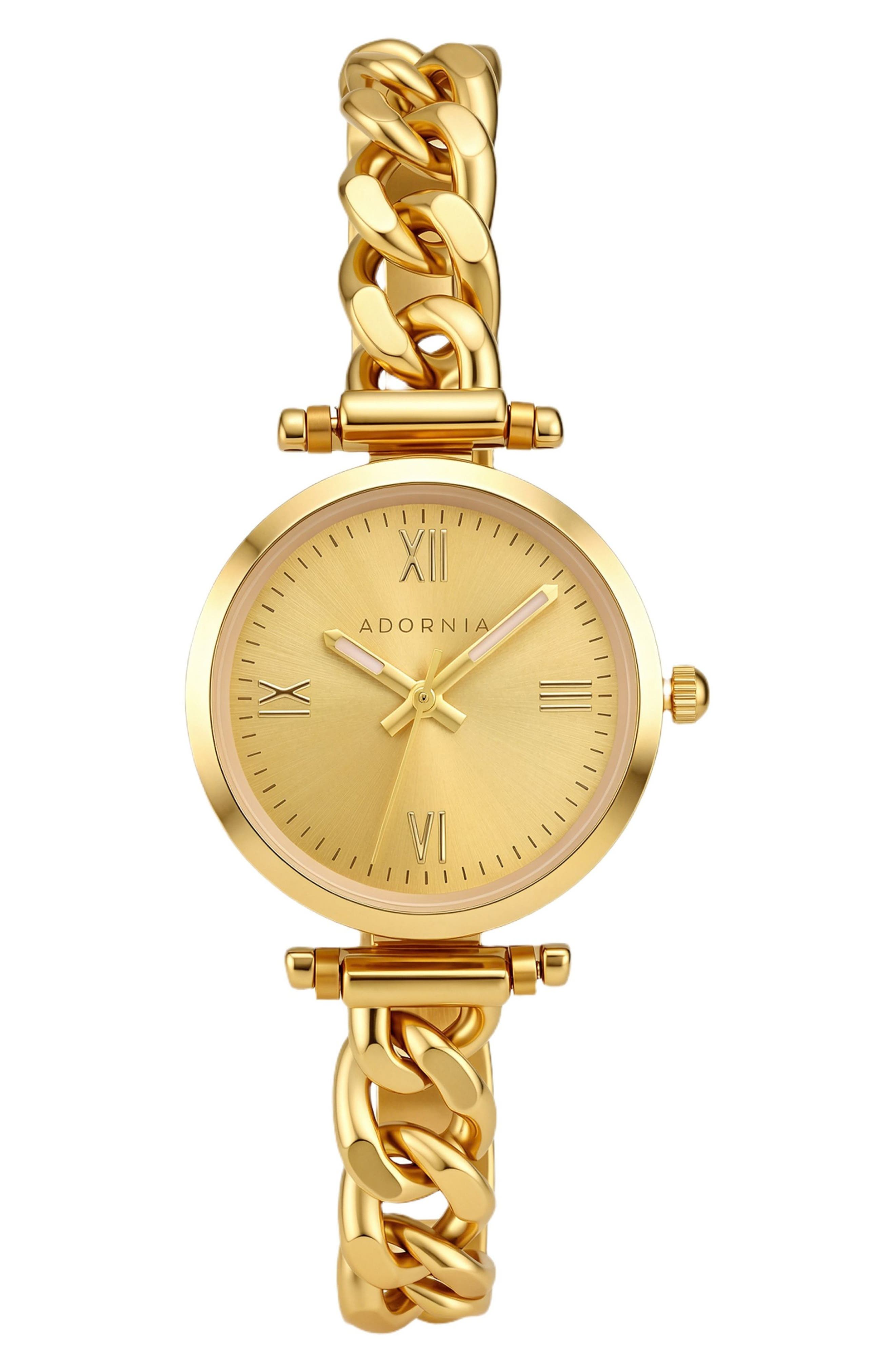 Cannes Chain Bracelet Watch, 28mm