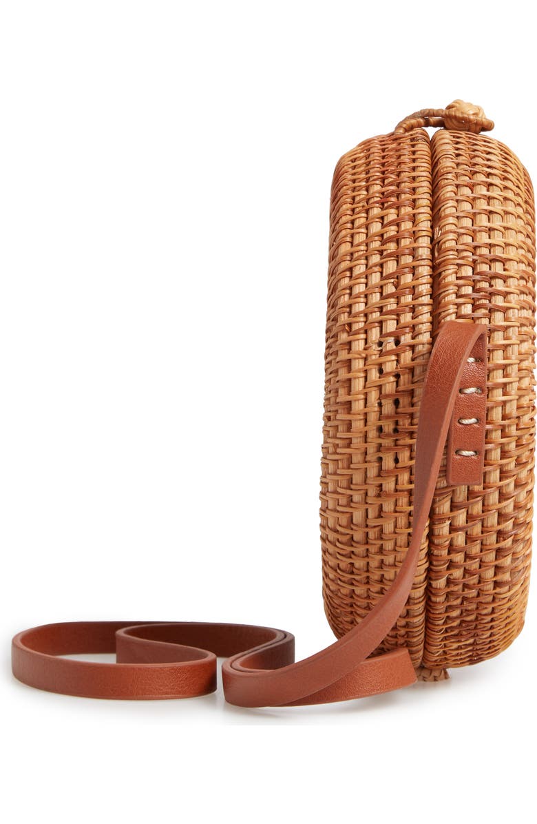 Nordstrom Straw Canteen Crossbody Bag, Alternate, color,