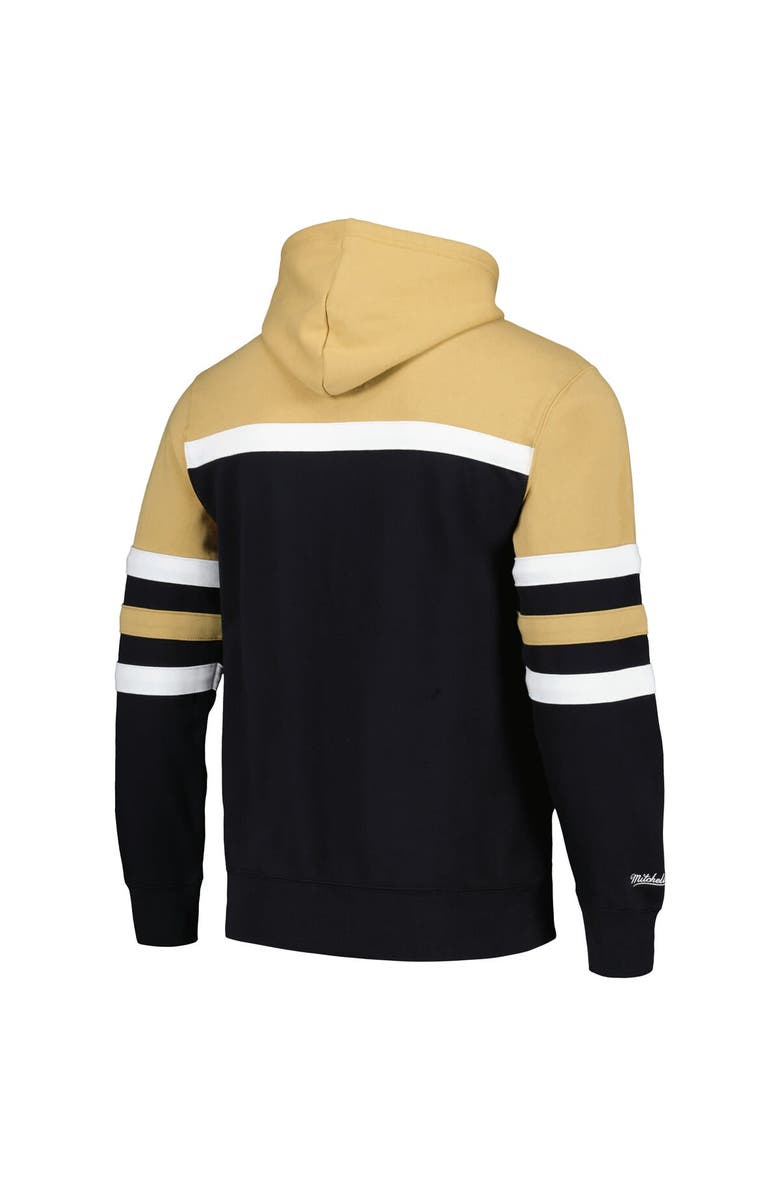 Mitchell & Ness Men's Mitchell & Ness Black/Gold Vegas Golden Knights Head Coach Pullover Hoodie, Alternate, color, Black