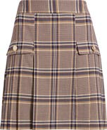 Tahari ASL Plaid Pleated Skirts