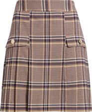 Tahari ASL Plaid Pleated Skirts
