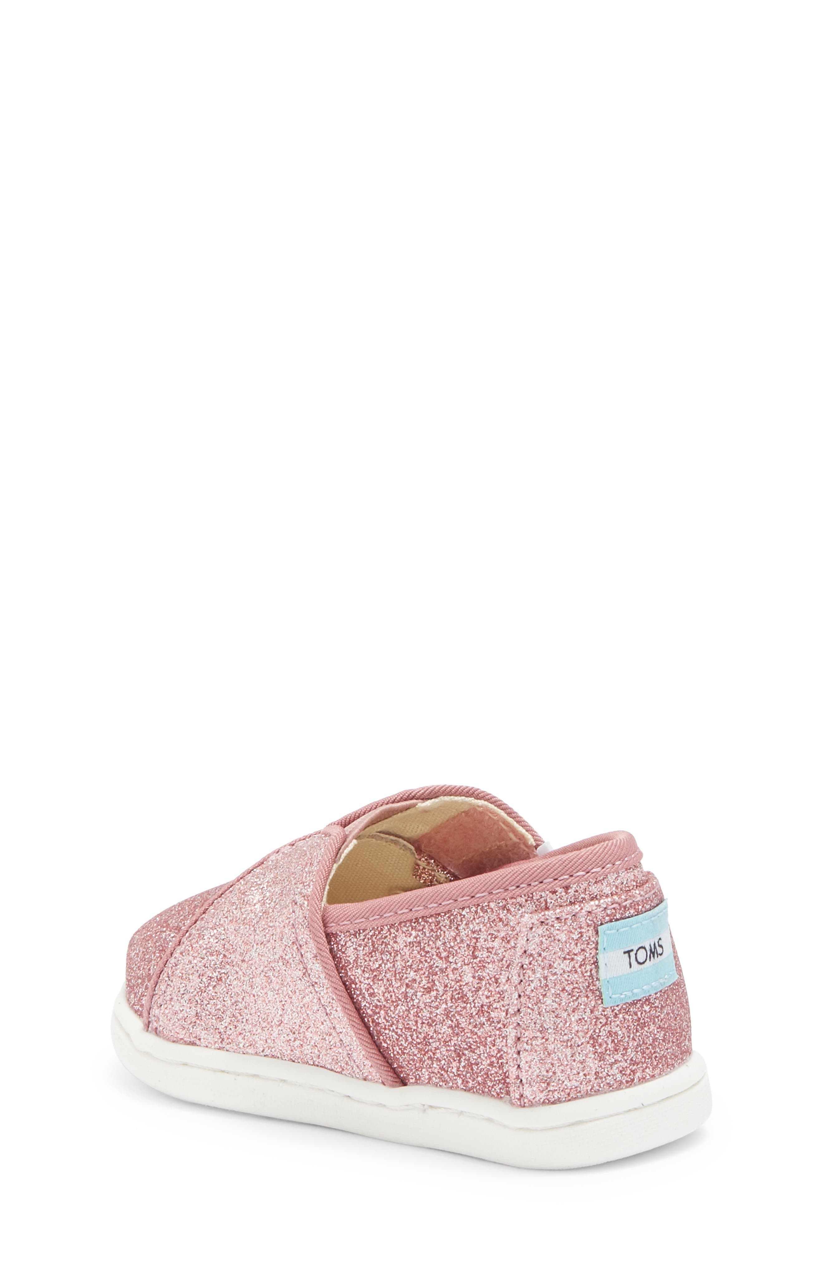 TOMS Kids' Belmont Glitter Sneaker, Alternate, color, 