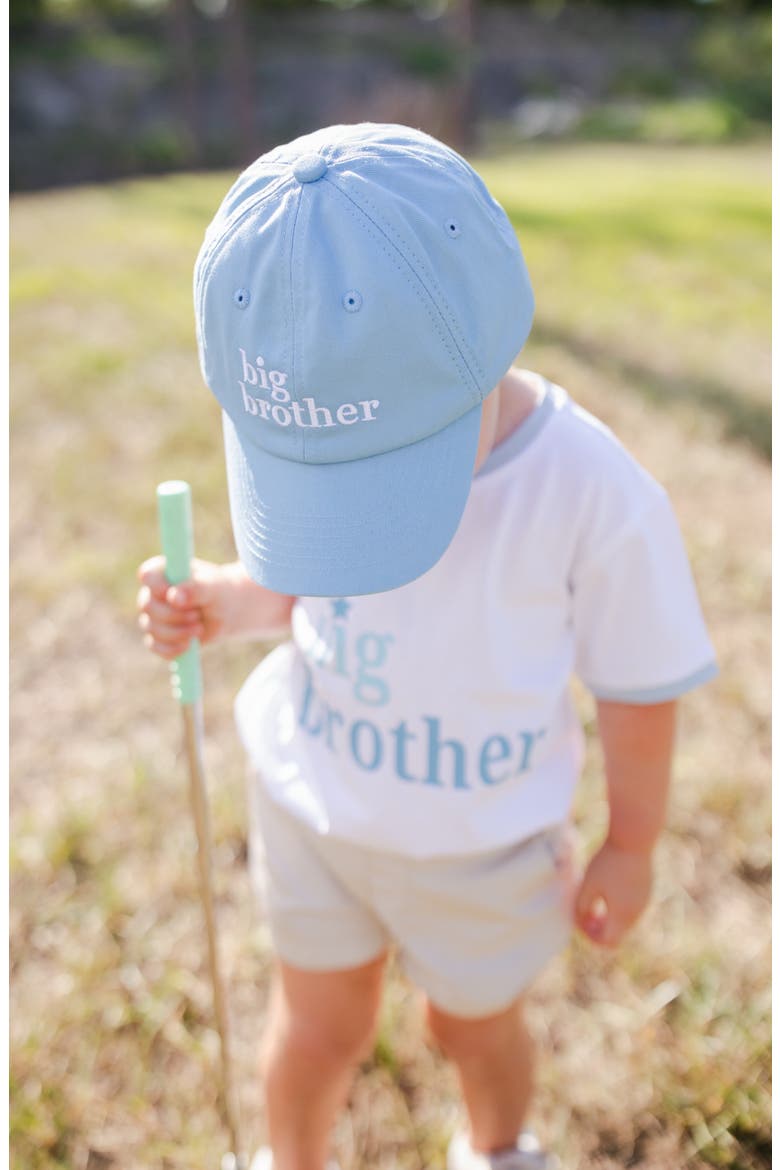 Big Brother Twill Baseball Hat, Alternate, color, Blue