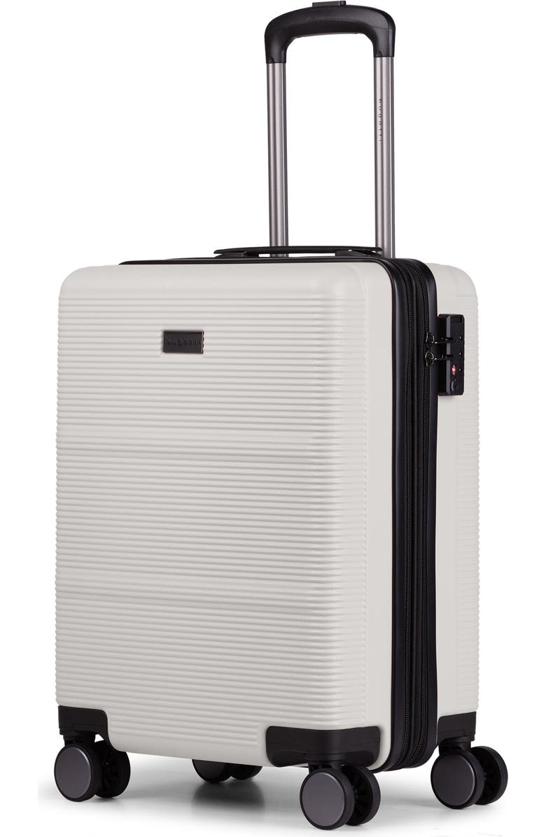 bugatti Brussels 3 Piece Hardside Luggage Set with Expansion, Alternate, color, Sand