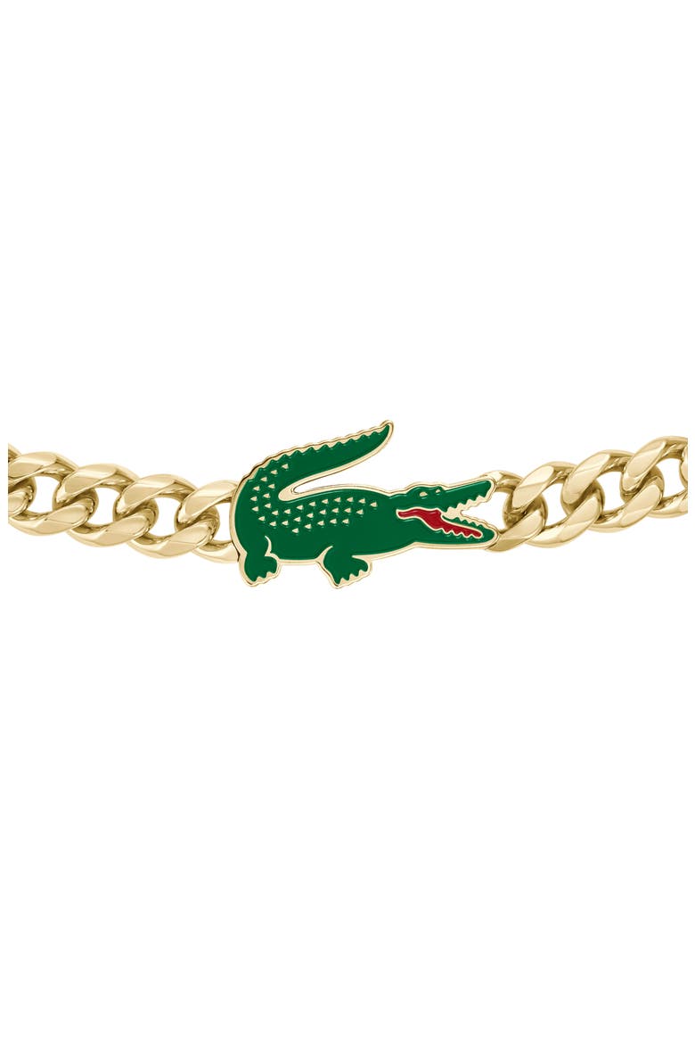 Arthor Crocodile Pendant Bracelet, Alternate, color, GOLD