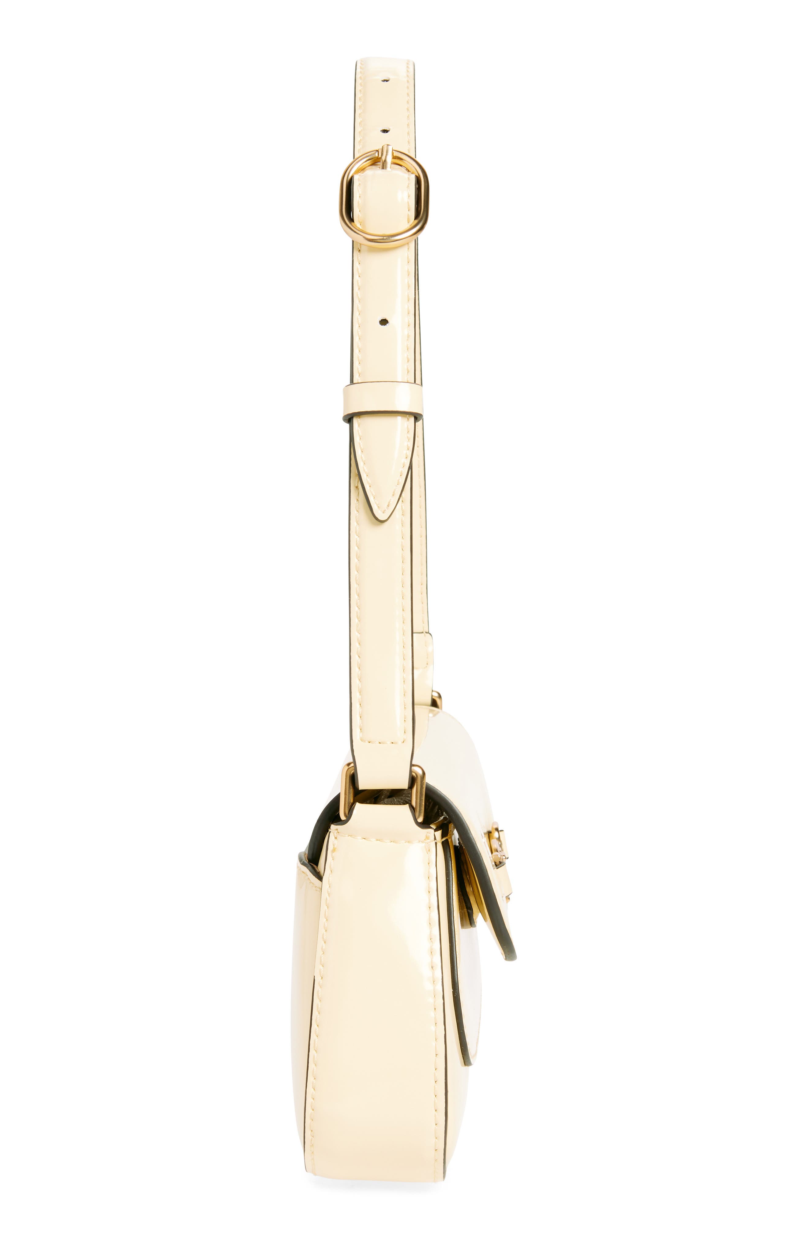Small Loraine Shoulder Bag, Alternate, color, BUTTER