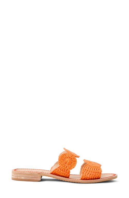 Jack Rogers Laurin Crochet Sandal In Clementine