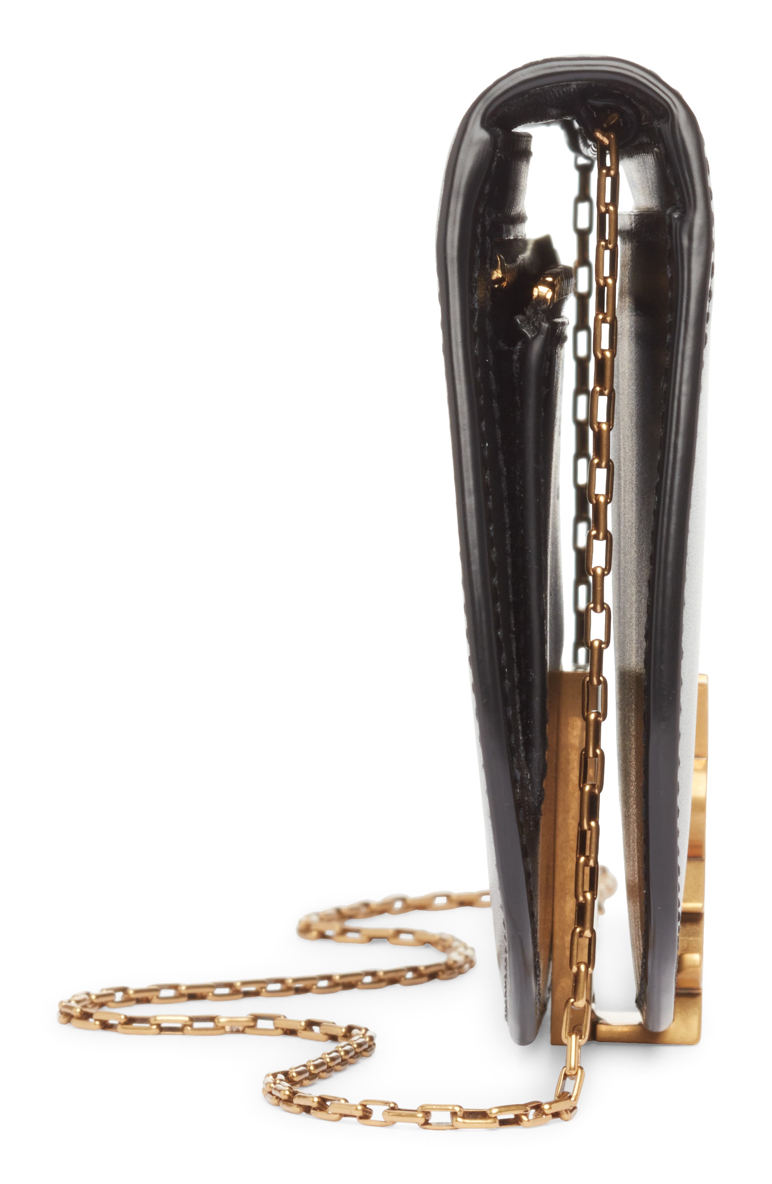 Saint Laurent Mini Voltaire Leather Shoulder Bag, Alternate, color, 