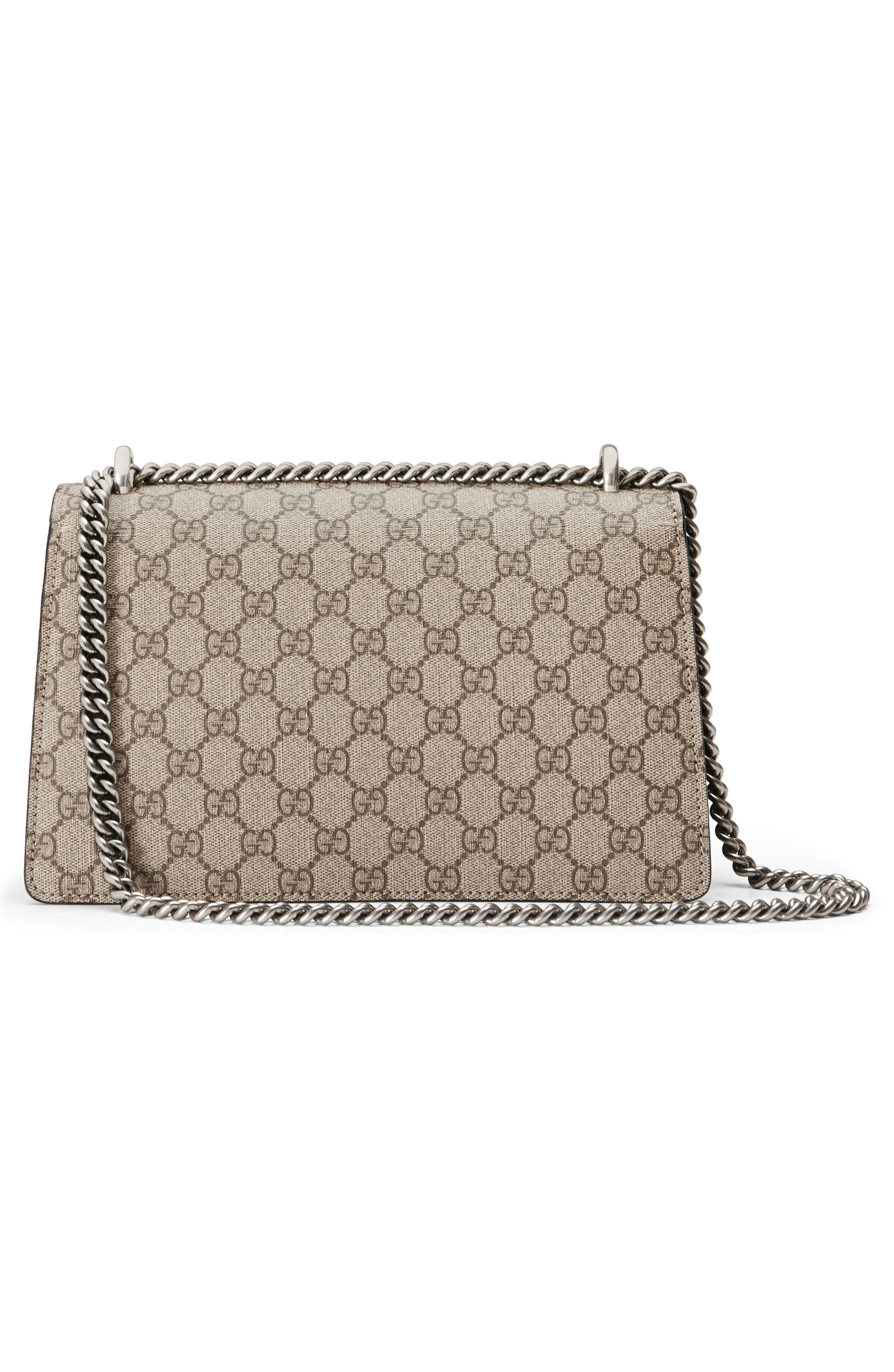 Small Canvas & Suede Shoulder Bag, Alternate, color, BEIGE EBONY/TAUPE