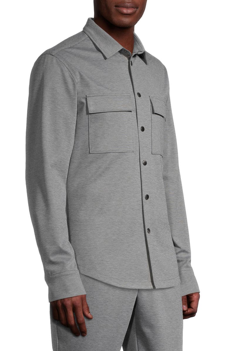 HÖRST Stretch Knit Shirt Jacket, Alternate, color, 