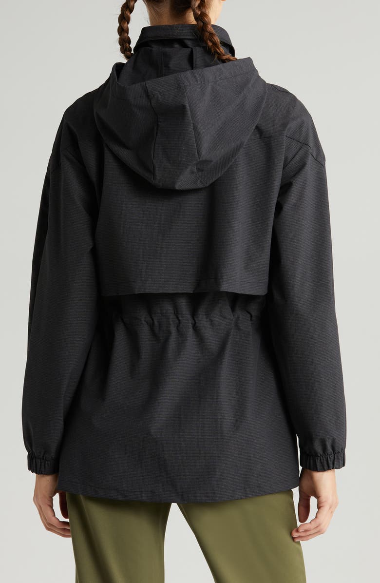 Zella Commute Stowaway Hood Jacket, Alternate, color, 