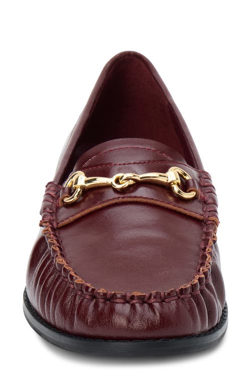 Matisse Danny Bit Loafer In Burgundy