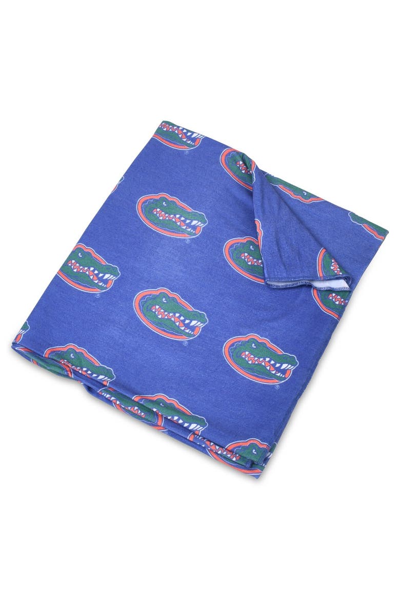 Newborn & Infant Florida Gators 47" x 47" Swaddle Blanket, Main, color, Heather Navy
