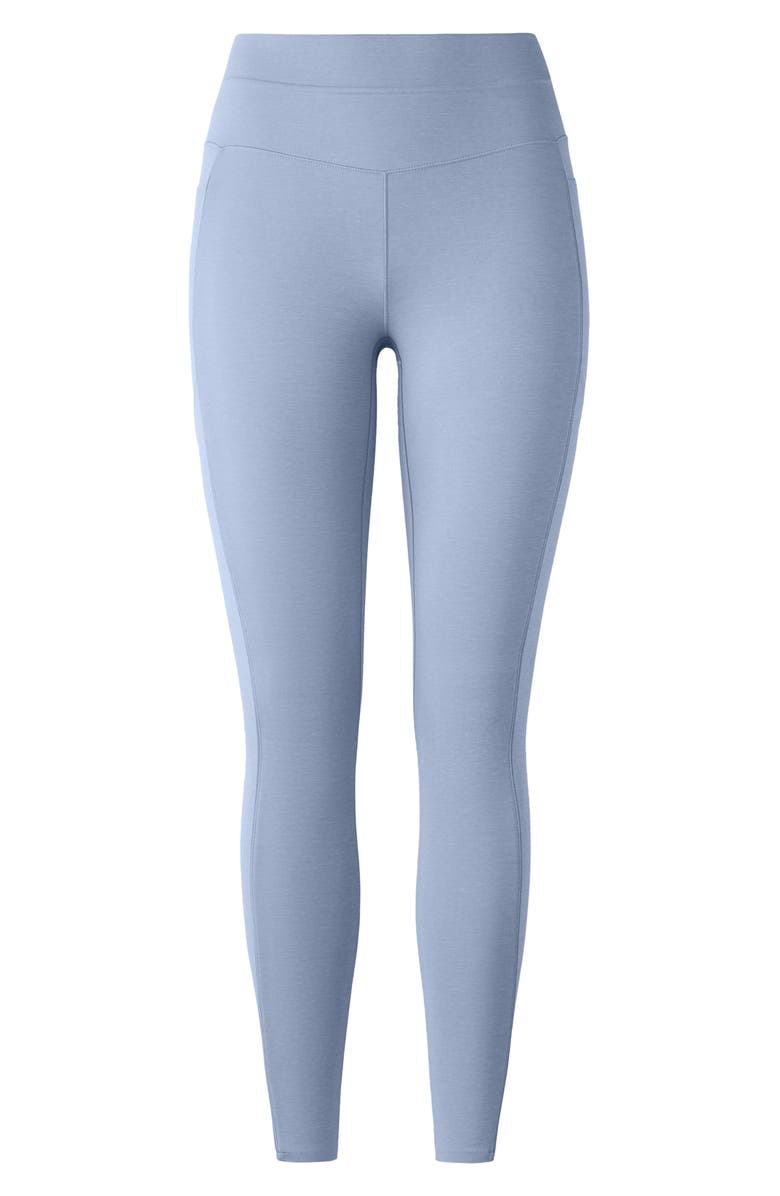 Rhone Heather Revive Pocket 7/8 Leggings, Alternate, color, Forever Blue Heather