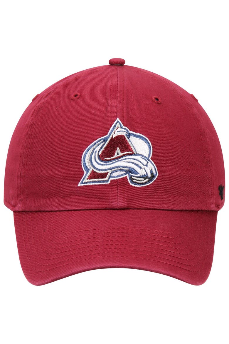 Men's '47 Burgundy Colorado Avalanche Clean Up Adjustable Hat, Alternate, color, Burgundy