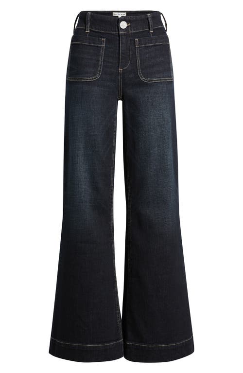 City Blues Soho Patch Pocket Wide Leg Jeans In Blue