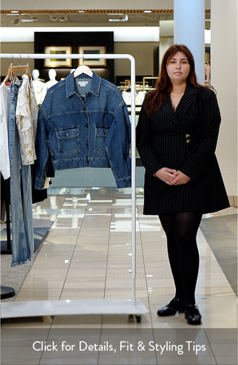 Puff Sleeve Denim Jacket, sales video thumbnail